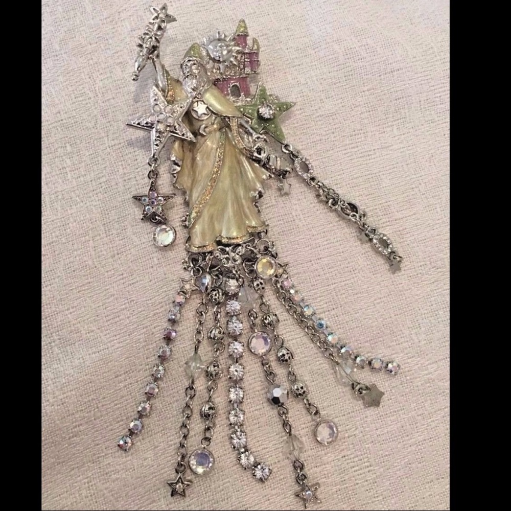 Kirks Folly Brooch Wizard Merlin Millennium 2000 - Picture 2 of 8